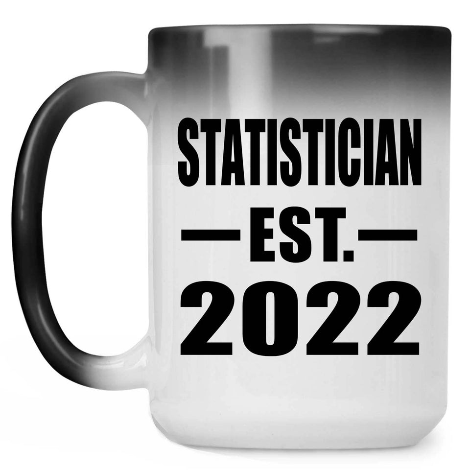 Statistician Established EST. 2022 - 15oz Color Changing Mug