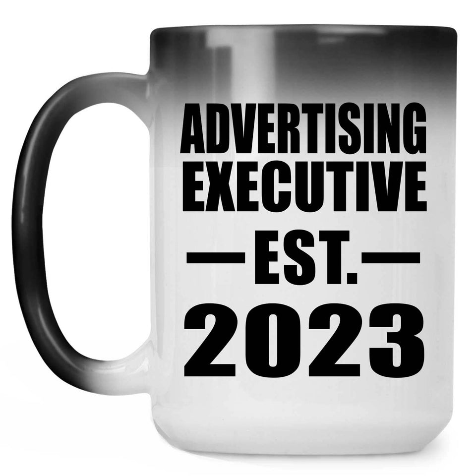 Advertising Executive Established EST. 2023 - 15oz Color Changing Mug