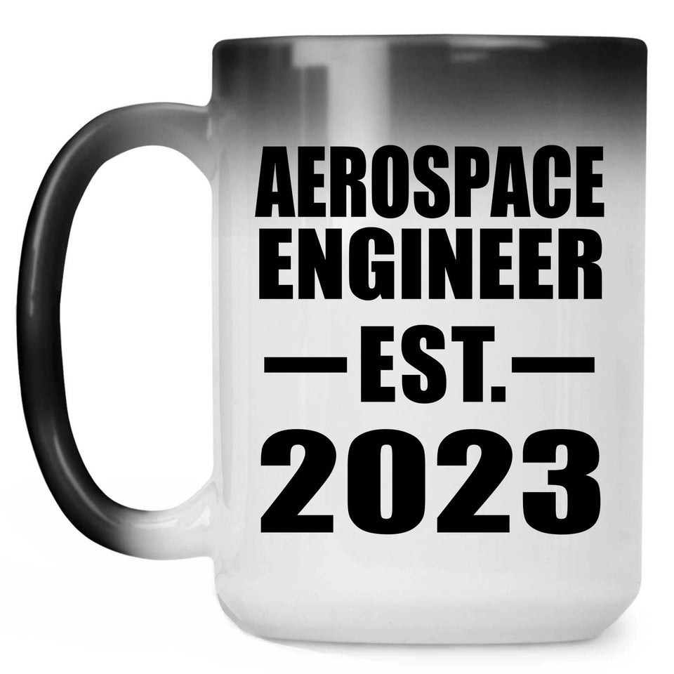 Aerospace Engineer Established EST. 2023 - 15oz Color Changing Mug