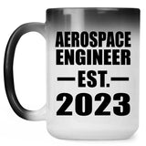 Aerospace Engineer Established EST. 2023 - 15oz Color Changing Mug