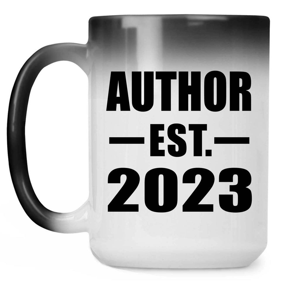 Author Established EST. 2023 - 15oz Color Changing Mug
