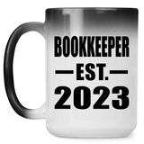 Bookkeeper Established EST. 2023 - 15oz Color Changing Mug