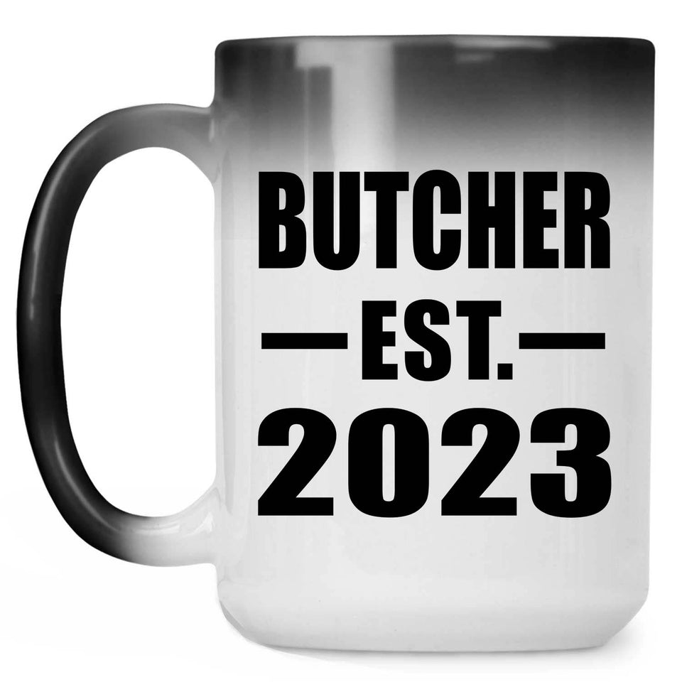 Butcher Established EST. 2023 - 15oz Color Changing Mug