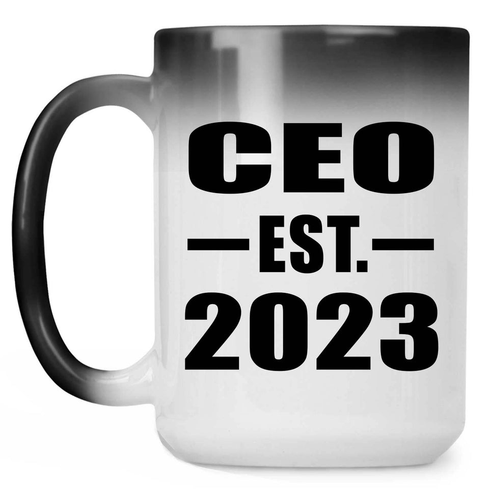 CEO Established EST. 2023 - 15oz Color Changing Mug