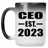 CEO Established EST. 2023 - 15oz Color Changing Mug