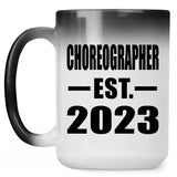 Choreographer Established EST. 2023 - 15oz Color Changing Mug