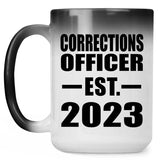 Corrections Officer Established EST. 2023 - 15oz Color Changing Mug