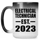 Electrical Technician Established EST. 2023 - 15oz Color Changing Mug