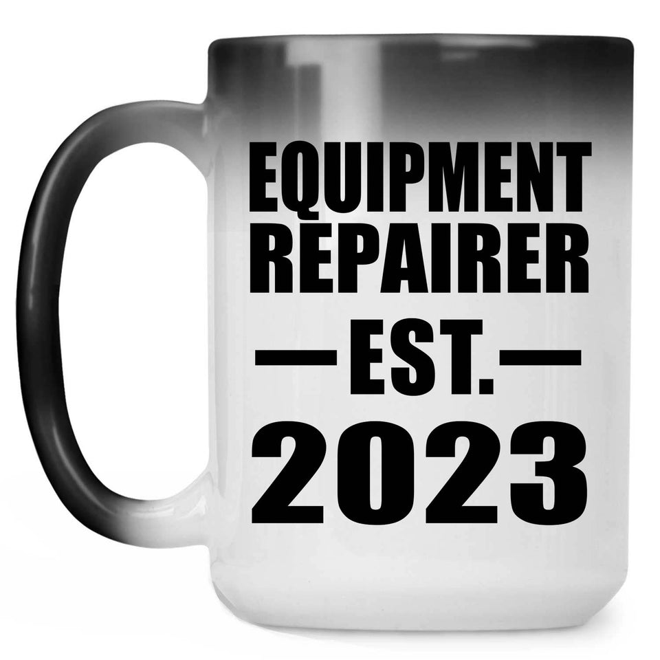 Equipment Repairer Established EST. 2023 - 15oz Color Changing Mug