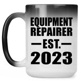 Equipment Repairer Established EST. 2023 - 15oz Color Changing Mug