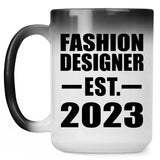Fashion Designer Established EST. 2023 - 15oz Color Changing Mug