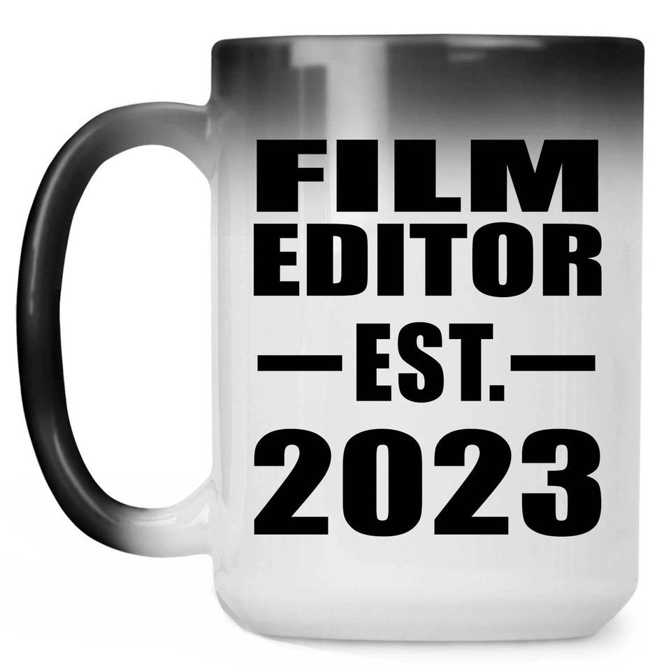 Film Editor Established EST. 2023 - 15oz Color Changing Mug