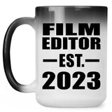 Film Editor Established EST. 2023 - 15oz Color Changing Mug