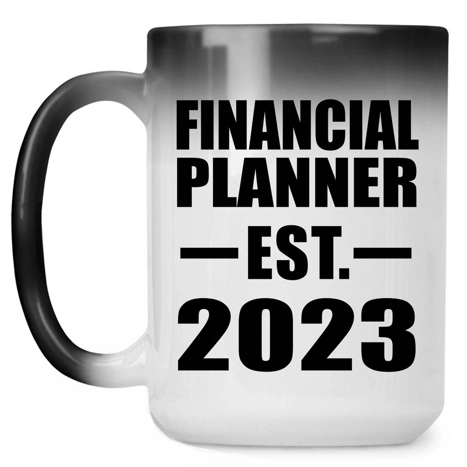 Financial Planner Established EST. 2023 - 15oz Color Changing Mug