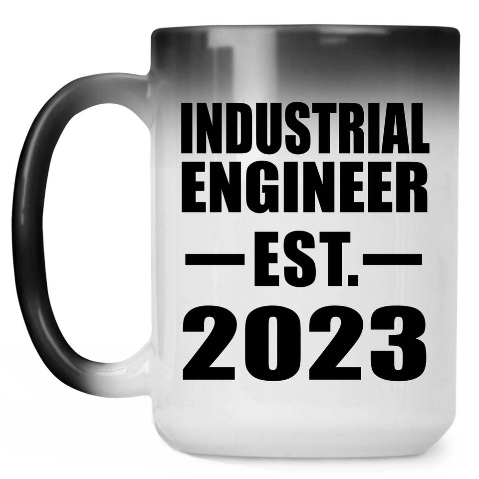 Industrial Engineer Established EST. 2023 - 15oz Color Changing Mug