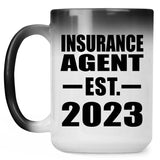 Insurance Agent Established EST. 2023 - 15oz Color Changing Mug