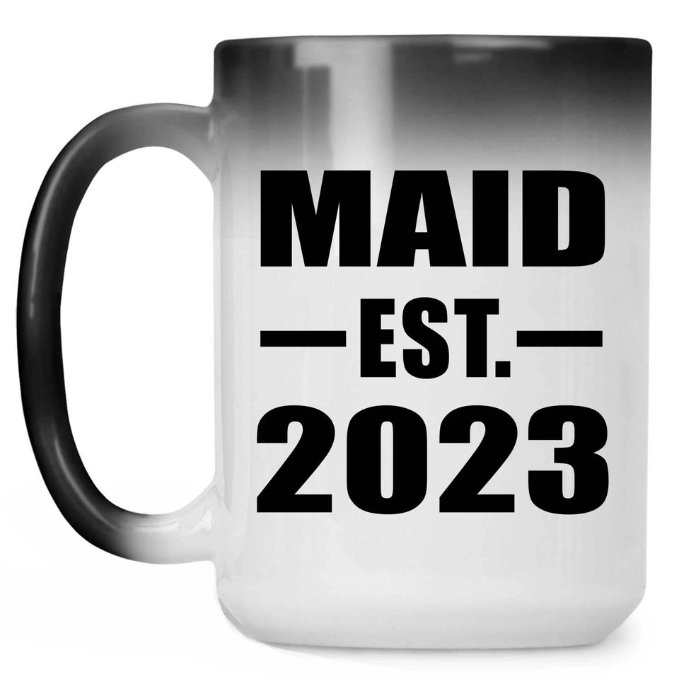 Maid Established EST. 2023 - 15oz Color Changing Mug
