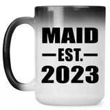 Maid Established EST. 2023 - 15oz Color Changing Mug