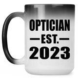Optician Established EST. 2023 - 15oz Color Changing Mug