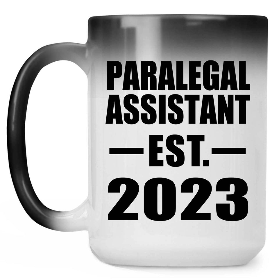 Paralegal Assistant Established EST. 2023 - 15oz Color Changing Mug