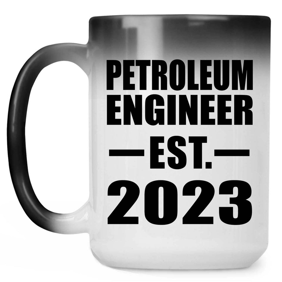 Petroleum Engineer Established EST. 2023 - 15oz Color Changing Mug