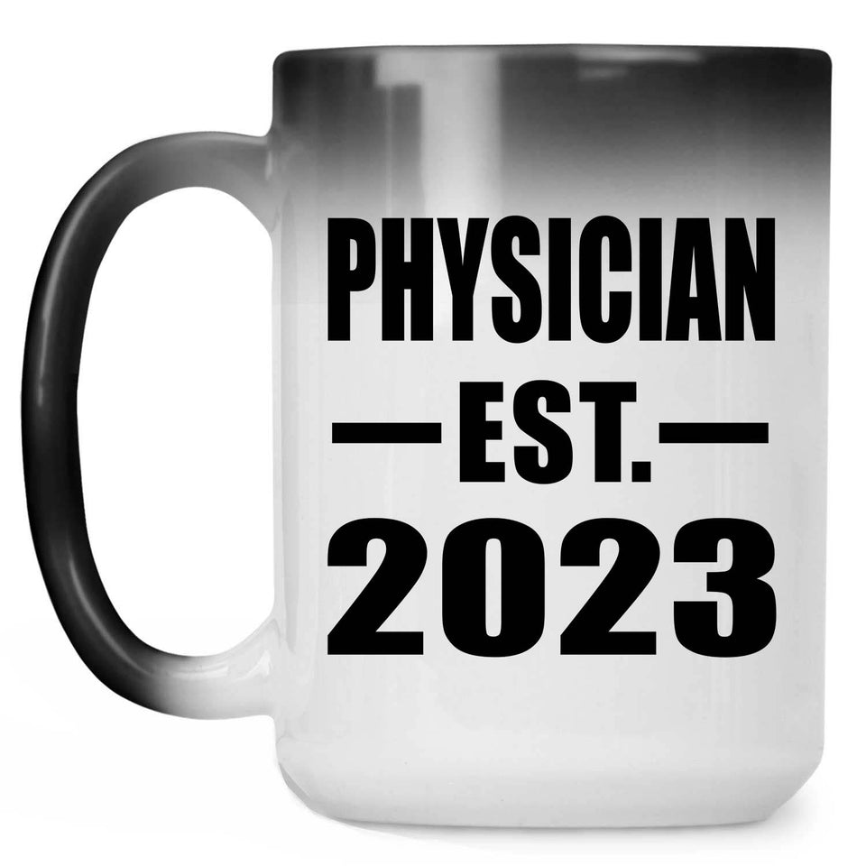 Physician Established EST. 2023 - 15oz Color Changing Mug