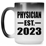Physician Established EST. 2023 - 15oz Color Changing Mug