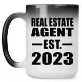 Real Estate Agent Established EST. 2023 - 15oz Color Changing Mug