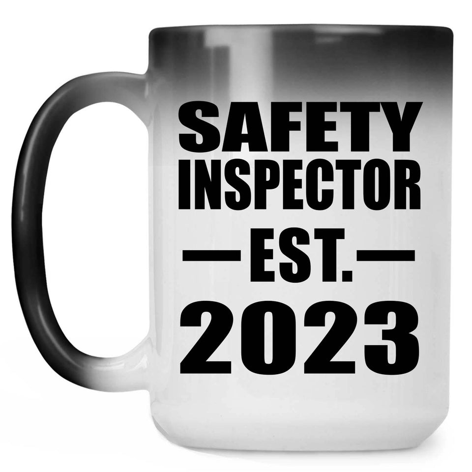 Safety Inspector Established EST. 2023 - 15oz Color Changing Mug