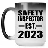 Safety Inspector Established EST. 2023 - 15oz Color Changing Mug