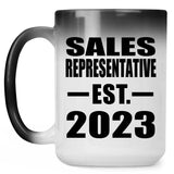 Sales Representative Established EST. 2023 - 15oz Color Changing Mug