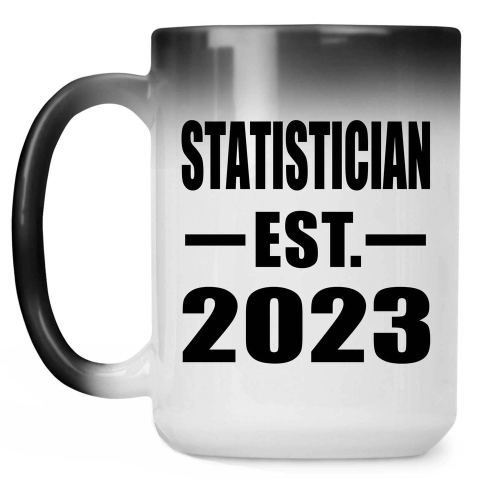 Statistician Established EST. 2023 - 15oz Color Changing Mug