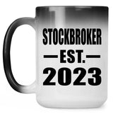 Stockbroker Established EST. 2023 - 15oz Color Changing Mug