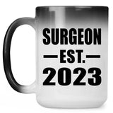 Surgeon Established EST. 2023 - 15oz Color Changing Mug