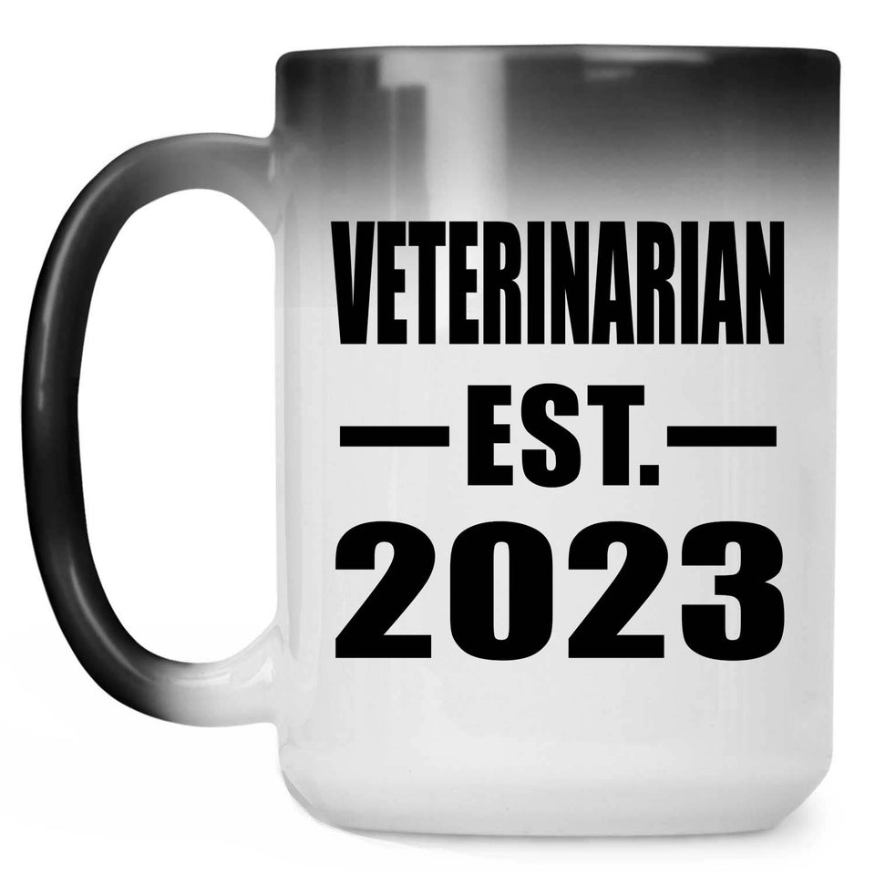 Veterinarian Established EST. 2023 - 15oz Color Changing Mug