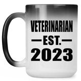 Veterinarian Established EST. 2023 - 15oz Color Changing Mug
