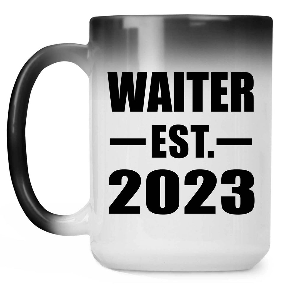 Waiter Established EST. 2023 - 15oz Color Changing Mug