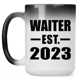 Waiter Established EST. 2023 - 15oz Color Changing Mug