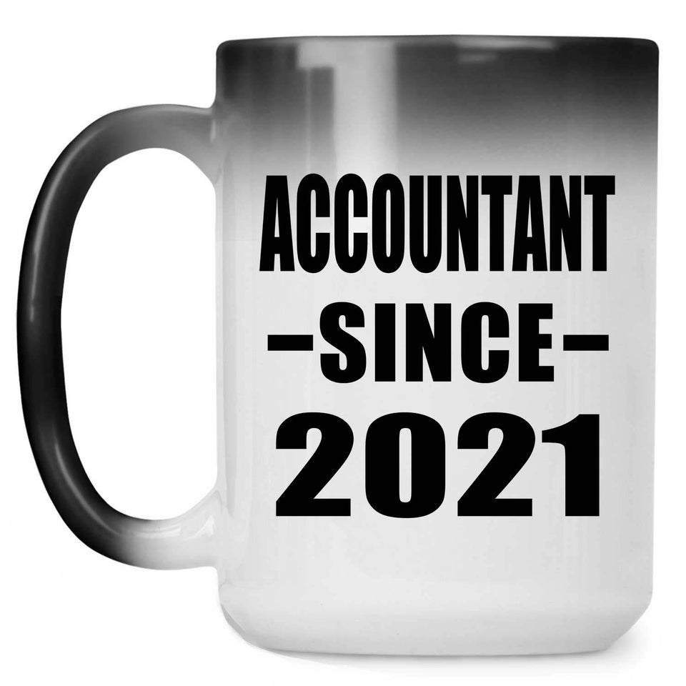 Accountant Since 2021 - 15oz Color Changing Mug