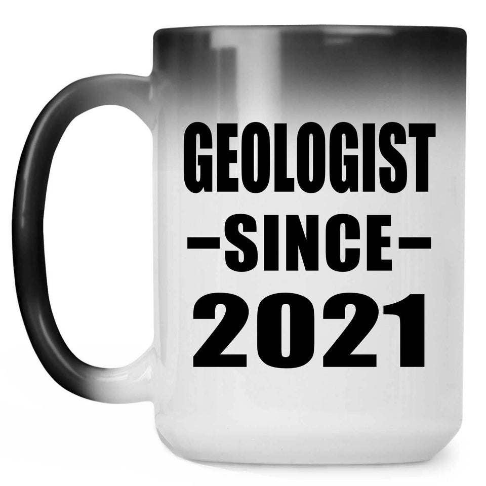 Geologist Since 2021 - 15oz Color Changing Mug