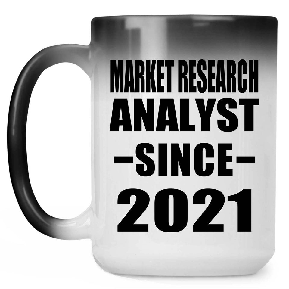 Market Research Analyst Since 2021 - 15oz Color Changing Mug