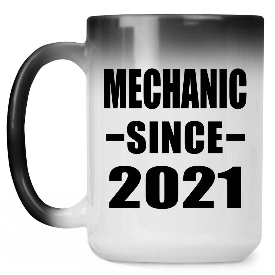 Mechanic Since 2021 - 15oz Color Changing Mug