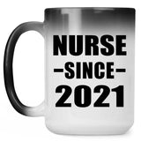 Nurse Since 2021 - 15oz Color Changing Mug