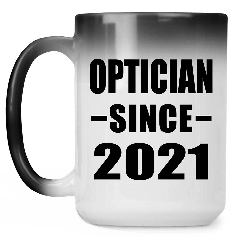 Optician Since 2021 - 15oz Color Changing Mug