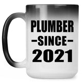 Plumber Since 2021 - 15oz Color Changing Mug