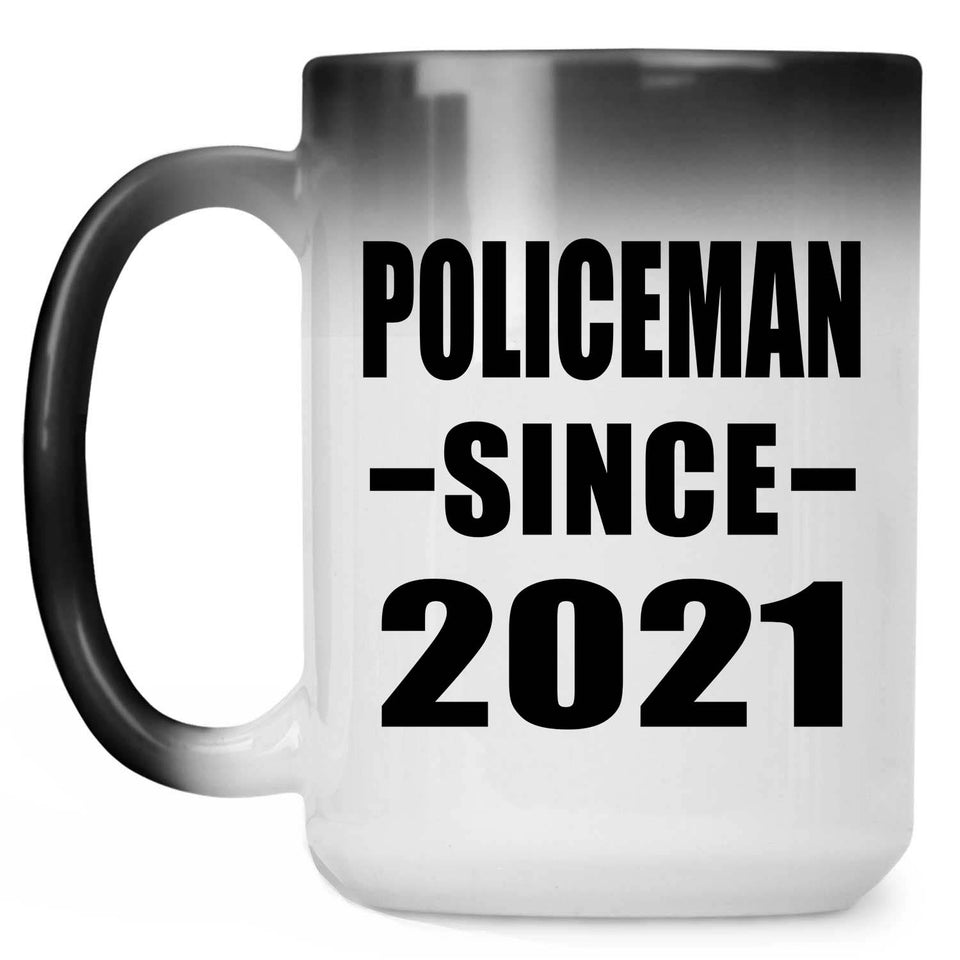 Policeman Since 2021 - 15oz Color Changing Mug