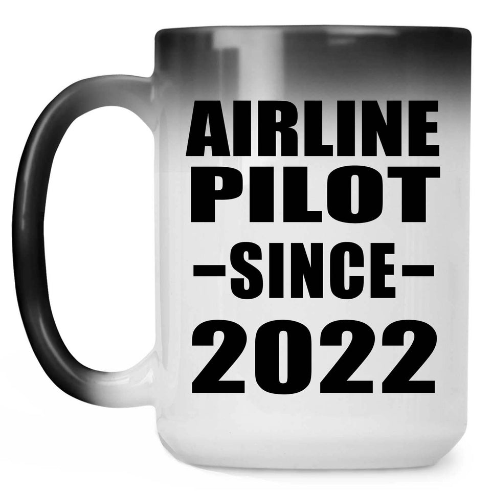 Airline Pilot Since 2022 - 15oz Color Changing Mug