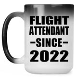 Flight Attendant Since 2022 - 15oz Color Changing Mug
