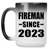 Fireman Since 2023 - 15oz Color Changing Mug