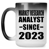 Market Research Analyst Since 2023 - 15oz Color Changing Mug